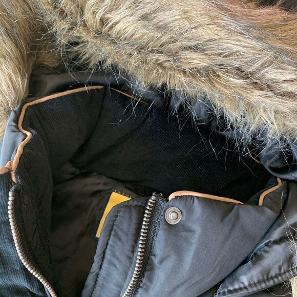 AEROPOSTALE PRINCE&FOX FULL ZIP  HOODED PARKA VEST - Picture 3 of 9